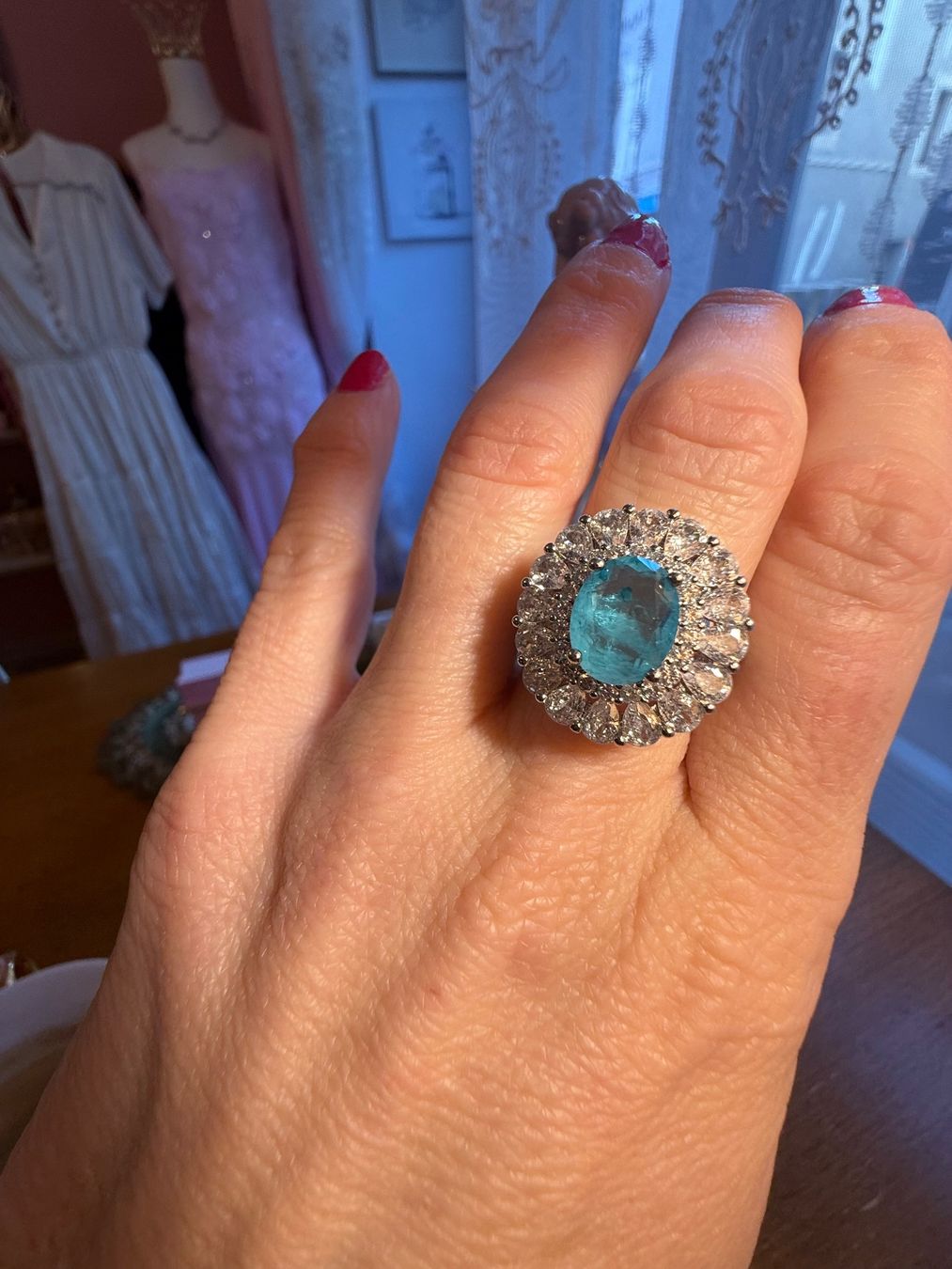 Anelli: Bague Lagune Paraiba – Nuovo e nell'imballaggio originale da St-Maurice venduto da Sandrinette123 5