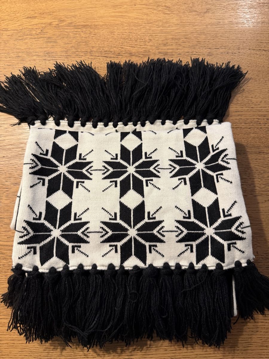 Foulard & Sciarpe: Schal BELOWZERO, neuwertig, mit Fransen, Winter Look! – Usato da Brunegg venduto da kiki_faca 1