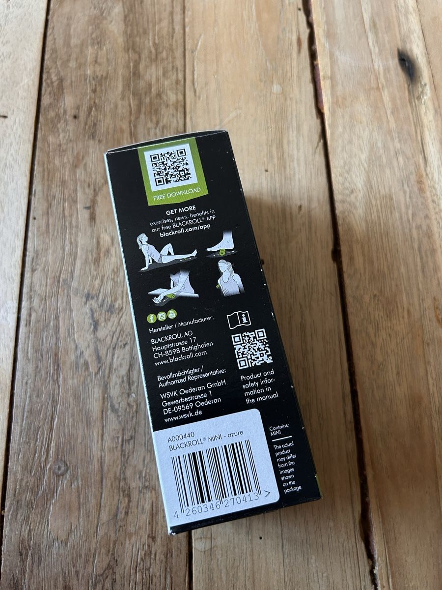Blackroll Dispositivi per massaggi: OVP original Blackroll mini blau – Nuovo e nell'imballaggio originale da Bern venduto da NILES8575 2