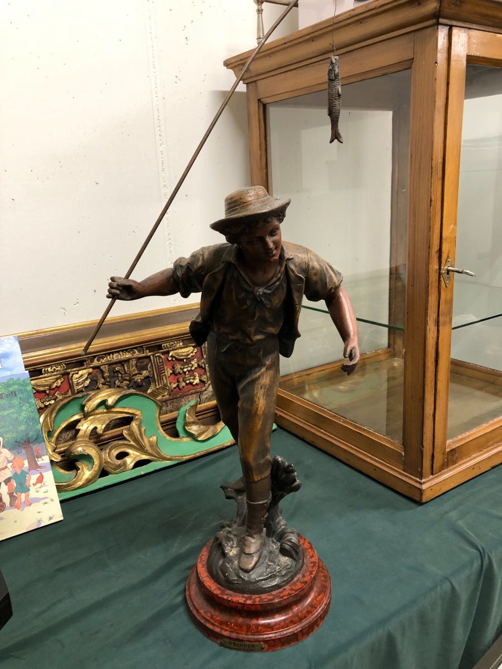 Sculture & Statue: Bronze Statue "Der Fischer" antik – Usato da Schönenwerd venduto da kybi 3