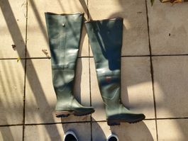 Cuissardes de chasse ,Aigle pêche gummistiefel , pointure 42