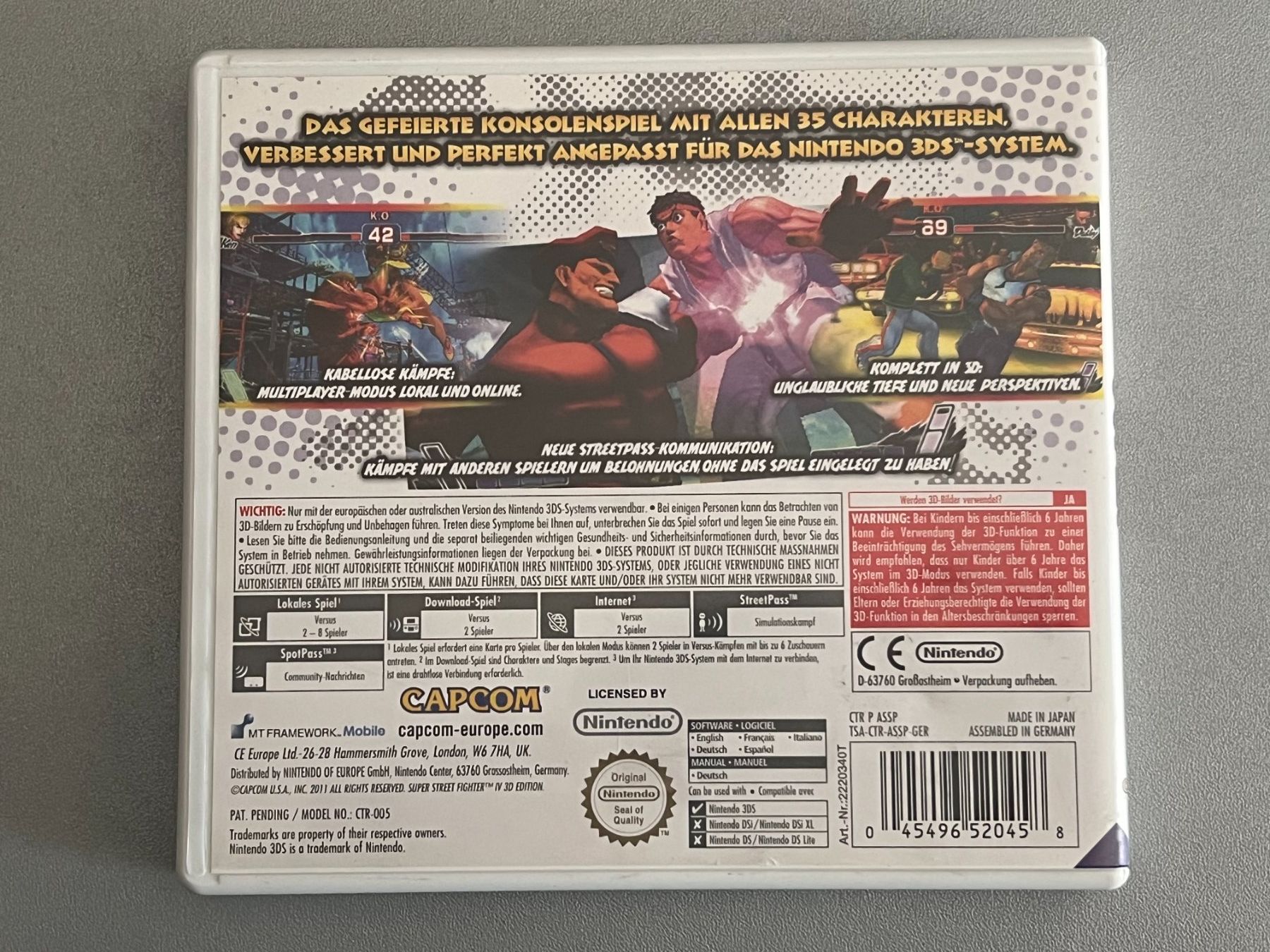 Nintendo Giochi: Strret Fighter 4 3D Edition - Nintendo 3DS – Usato da Rivera venduto da poweradem05 1
