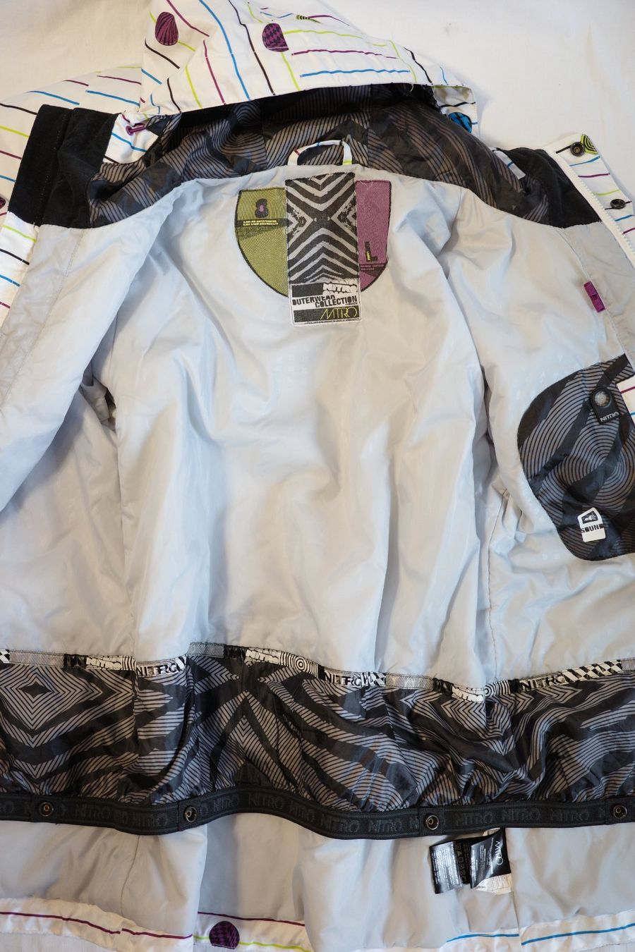 Snowboard Nitro Giacche: Nitro women's ski snowboard jacket size L multicolour – Usato da Torre venduto da same_solaria 2