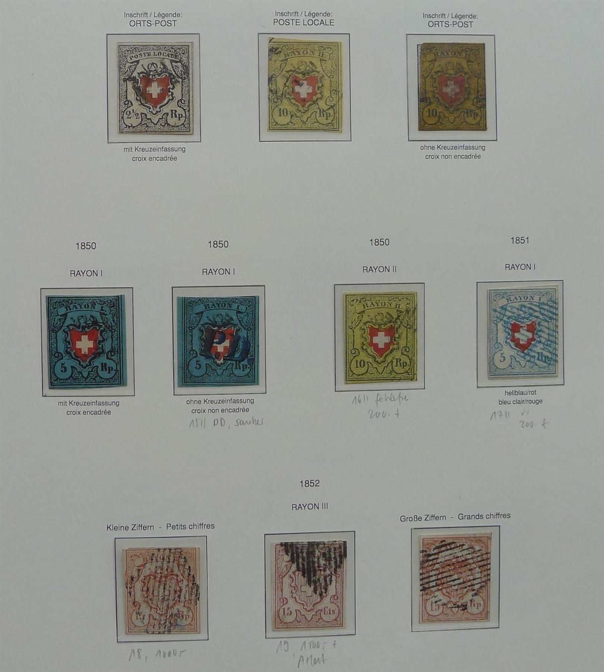 Tutti i francobolli: 1850-2000, starker Nachlass ab Rayon ! – Usato da Sursee venduto da Luzernerraute 2