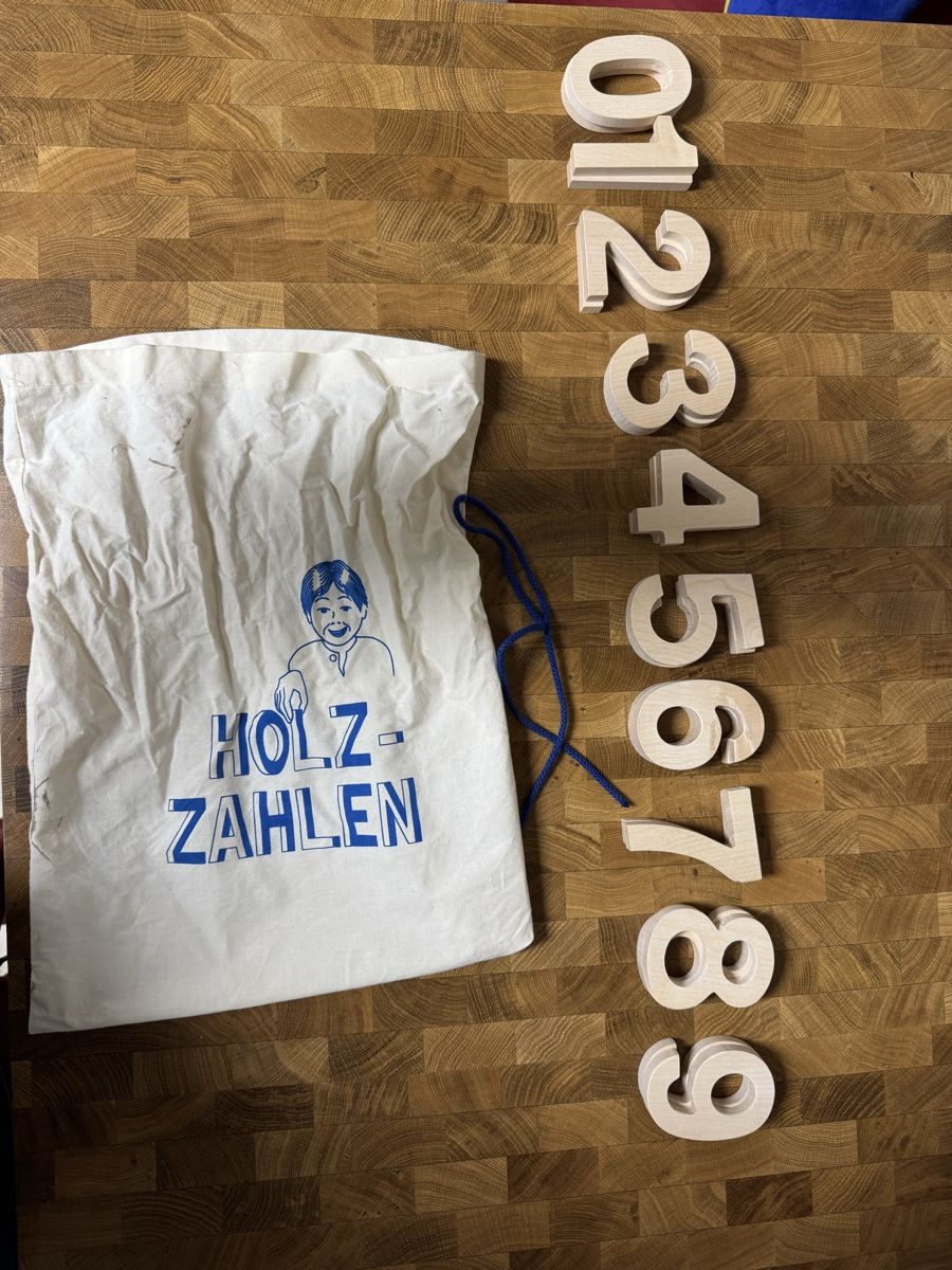 Giocattoli: Holzzahlen Spielzeug – Nuovo (secondo la descrizione) da Wasterkingen venduto da GrhAli 1