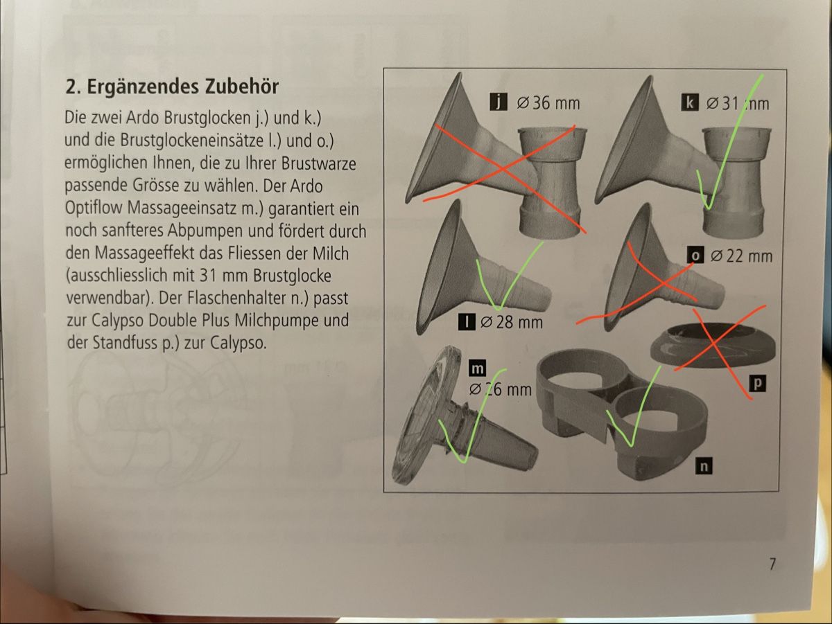 Ardo Accessori per l’allattamento: Ardo Calypso Double Plus mit Handpumpe – Usato da Niedermuhlern venduto da ste_c5h9 3