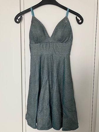 Wunderschönes Glitzerkleid Gr. S und passendes Schmuckset