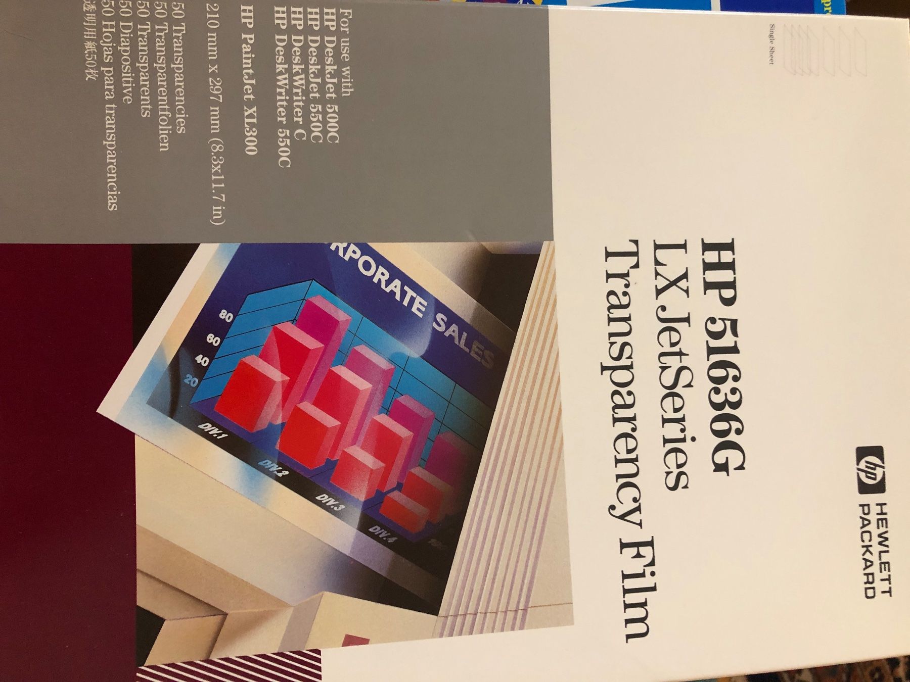 Folien: Hp Transparentfolien – Gebraucht aus Zürich von kakusB 1