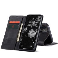 iphone 11 - Etui cuir noir pochette housse support