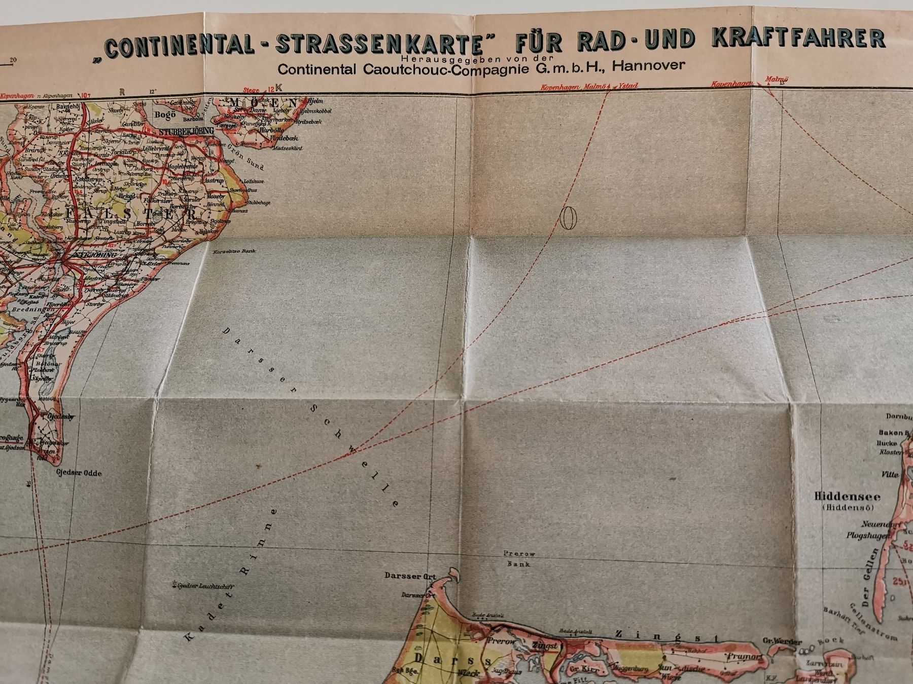 Cartine & Atlanti: Continental-Strassenkarte 5 Rostock – Usato da Richterswil venduto da Milan777 2