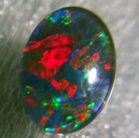 3,5 ct. Multicolour Blackopal-Triplette AAA