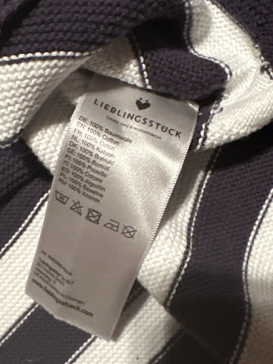 Lieblingsstück Pullover & Sweatshirts: Lieblingsstueck Baumwollpullover gestreift blau weiss Gr. 38 – Gebraucht aus St.Gallen von maierm01 1