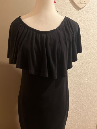 Umstandskleid kurzarm schwarz von asos Gr. 38