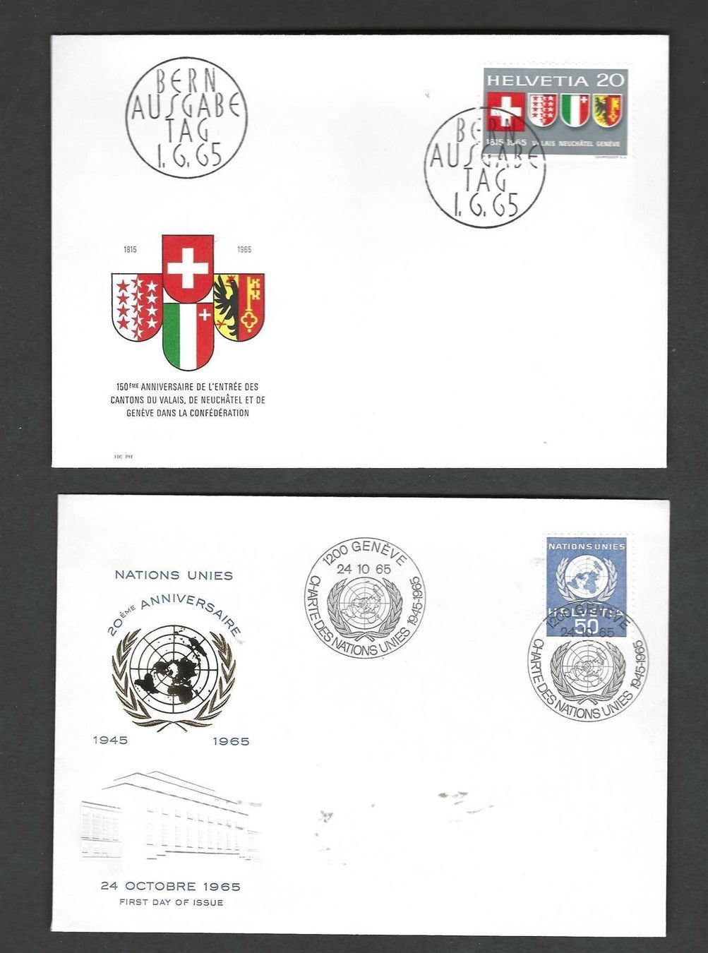 Alle Briefmarken: 10 Stück CH FDC 1965 bis 1969 – Neu und originalverpackt aus Koblenz von Markenhimmel 4