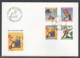 2001, FDC, Pro Juventute