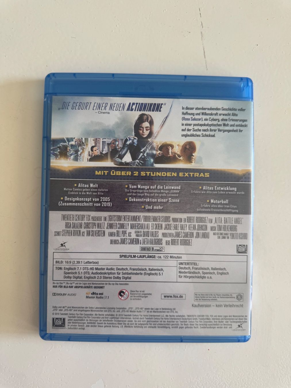 Tous les DVDs: ALITA. (BLU-RAY) ROBERT RODRIGUEZ – D'occasion à Basel par san_2qlq 1