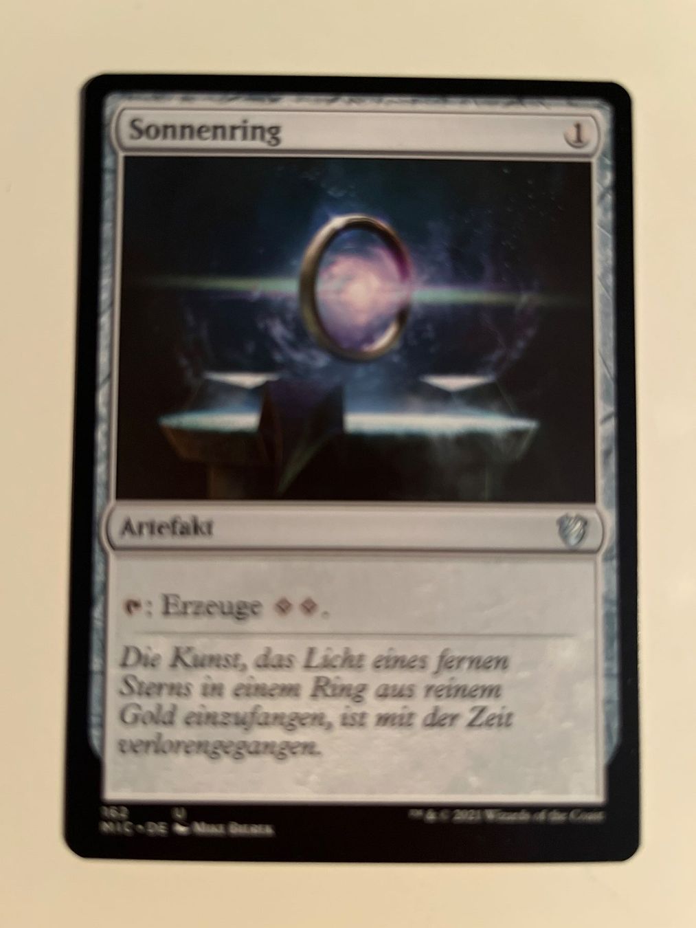 Magic The Gathering Carte collezionabili: 1 x Sonnenring - Magic: The Gathering - MtG – Usato da Kriens venduto da Shadi1980