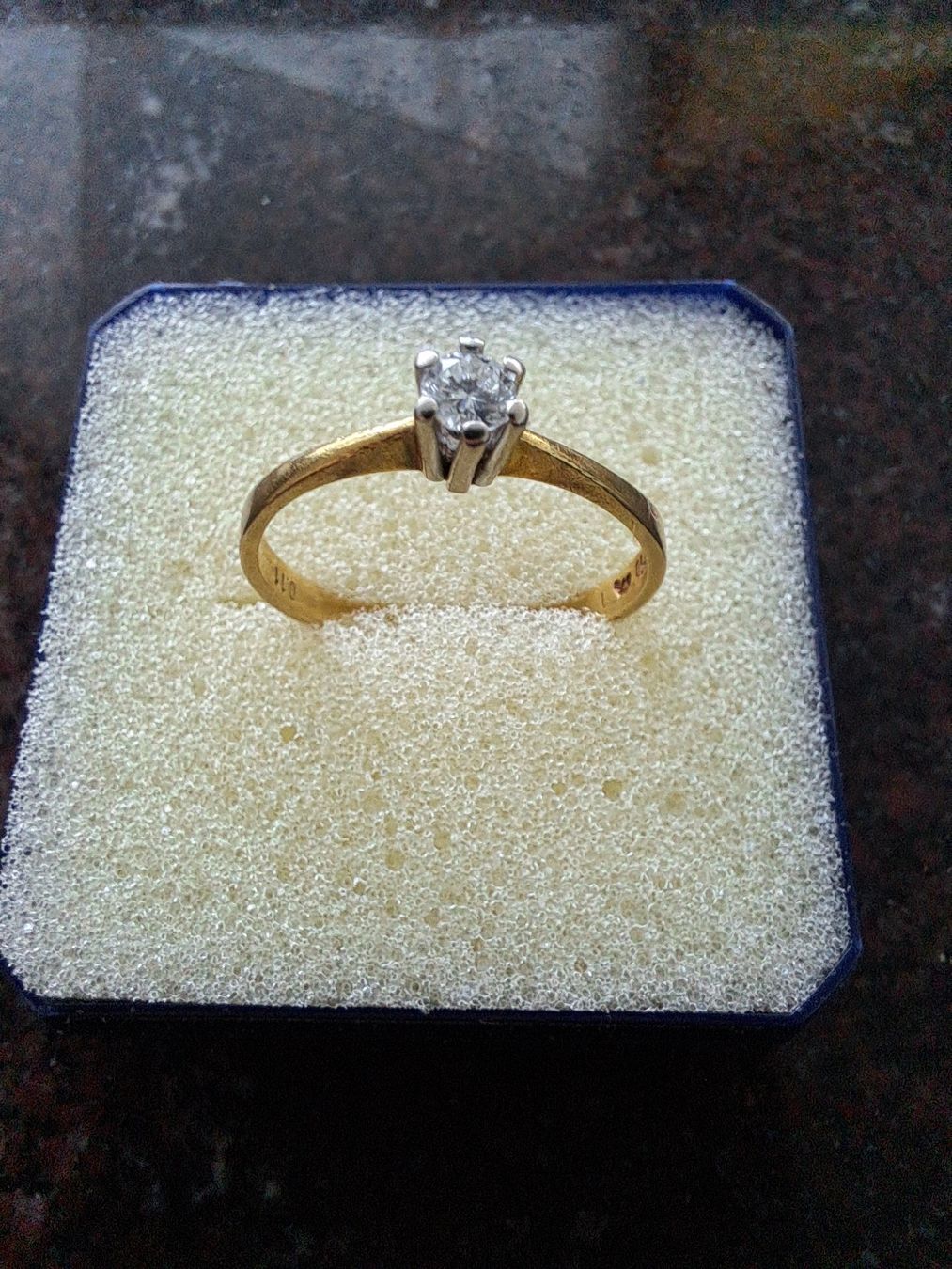 Anelli: Solitärring mit Diamant – Usato da Pfäffikon ZH venduto da Valsangiaccomo