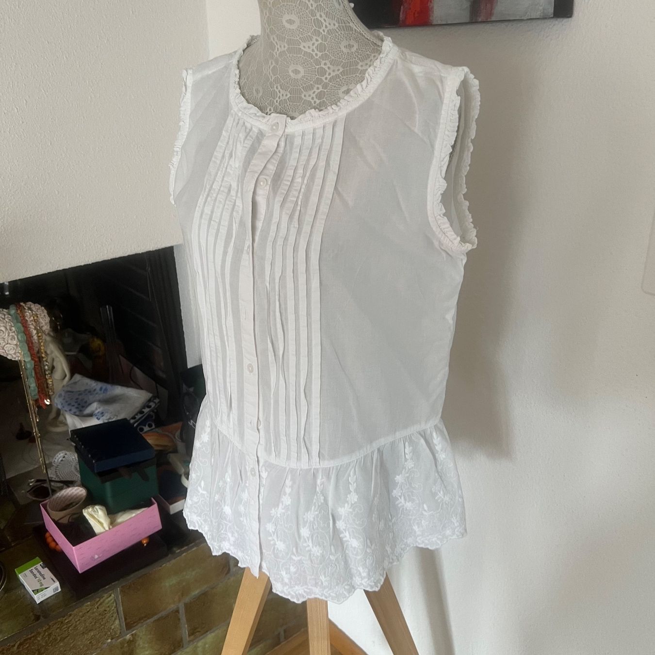 Benetton Camicette: STILE BENETON knopf Bluse gr.46 – Usato da St. Gallen venduto da mania03 1