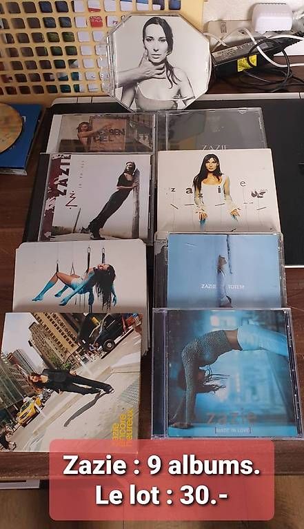 CD: CDs de Zazie - Collection quasi-complète  – Usato da Chamoson venduto da Chricou7