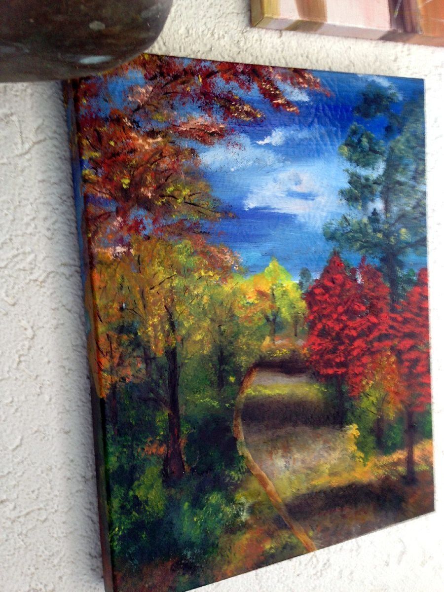 Dipinti: goldener Herbst Öl auf Leinwand – Nuovo e nell'imballaggio originale da Eschenbach venduto da Alicekunst 6