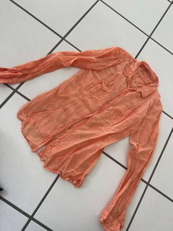 Guess Hemdbluse Lachsfarben Grösse S Sommer ☀️ TOP 🤩