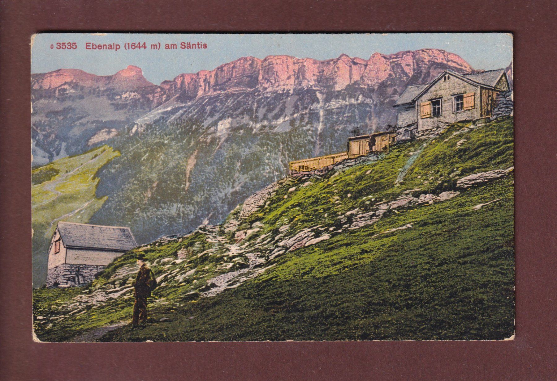 Cartoline postali: EBENALP am Säntis – Usato da Pully venduto da nicecards