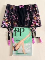 GOSSARD VIP, Strumpfgürtel IRIS, Gr. XS, Schwarz+Strümpfe
