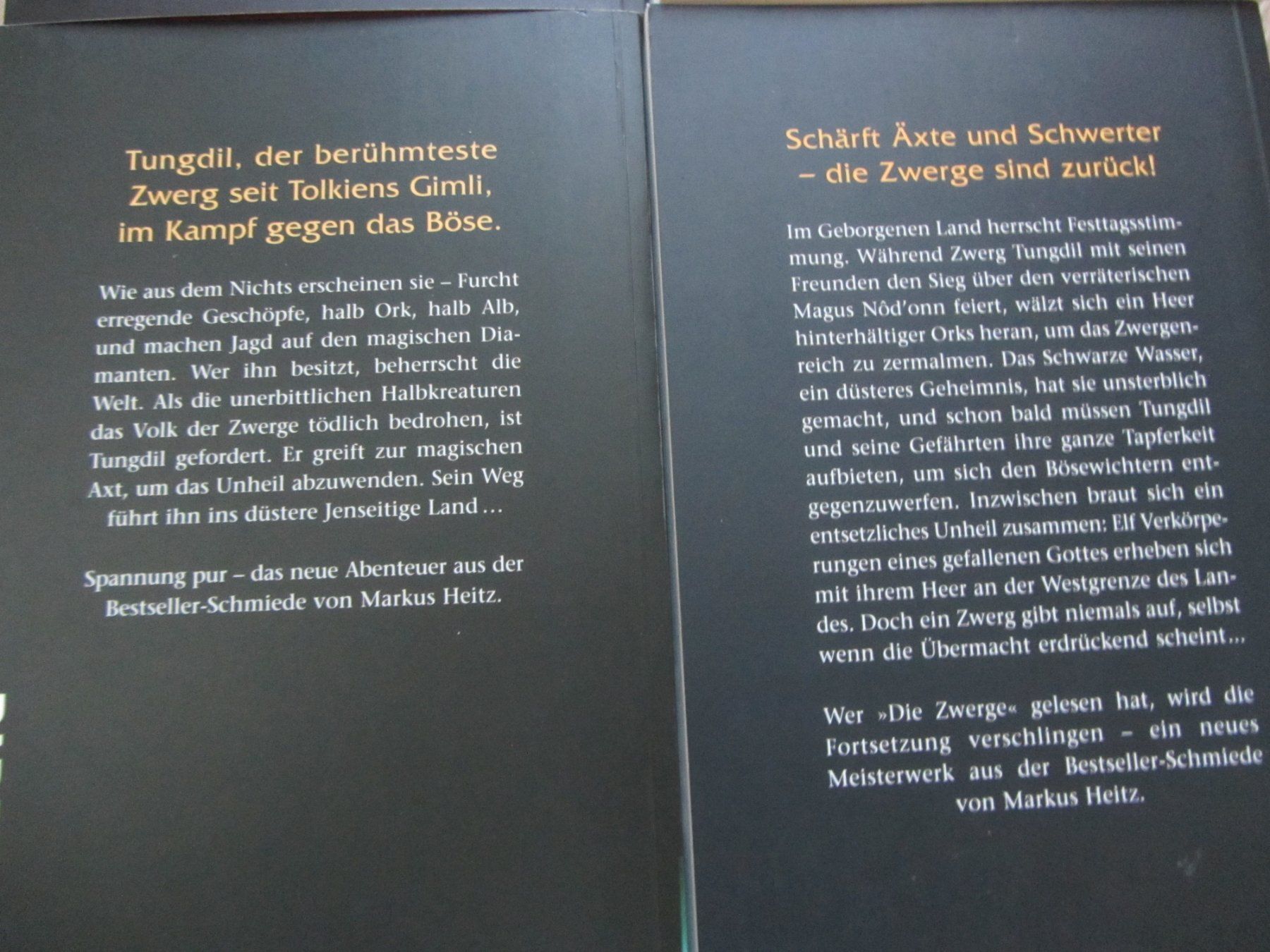 Libri: 4 Bücher Die Zwerge von Markus Heitz – Usato da Malters venduto da moc_z8d9 6