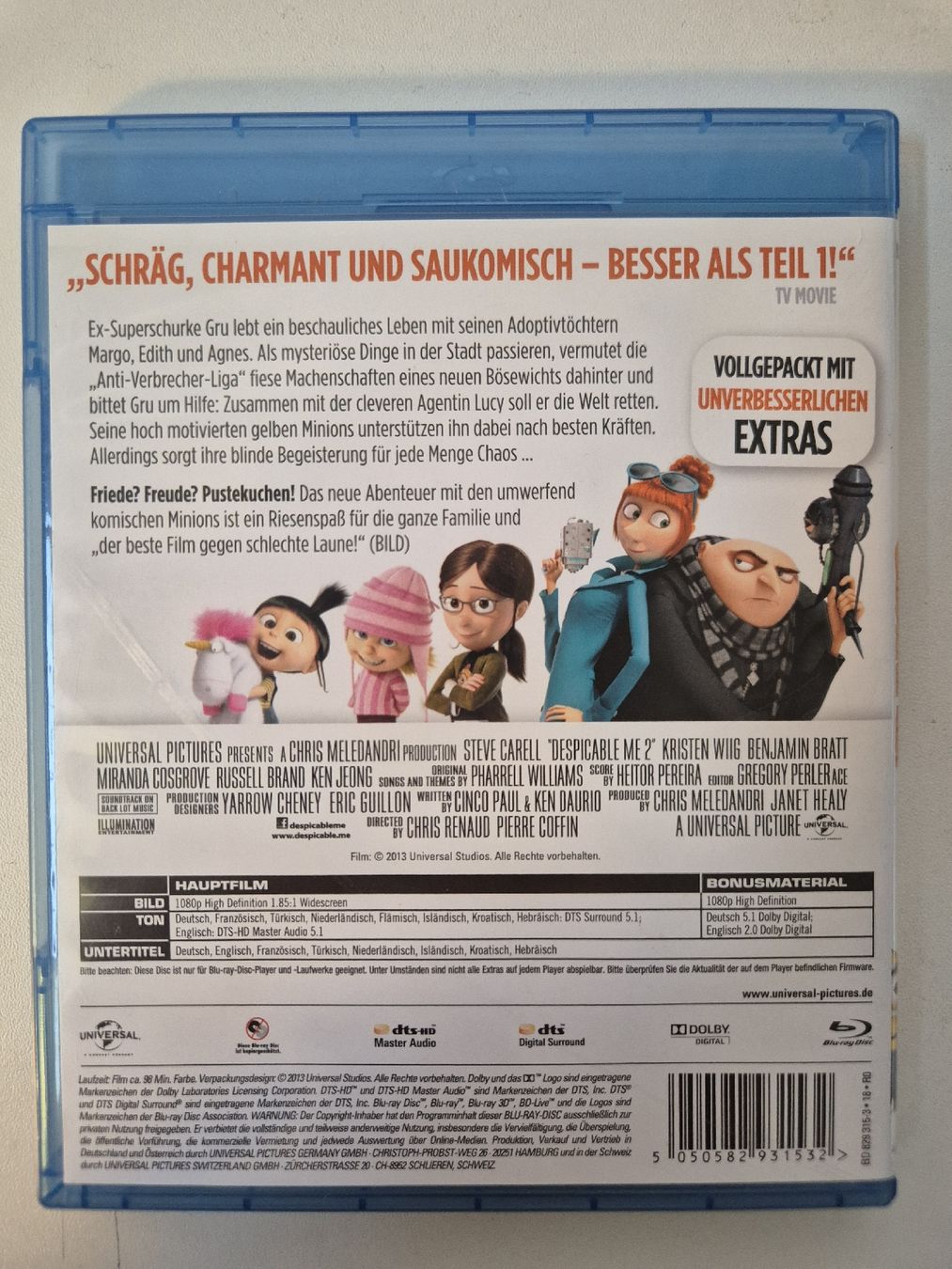 Tutti i DVDs: Ich eifach unverbesserlich 2 Blu-Ray – Usato da Lindau venduto da Hammy0740 1