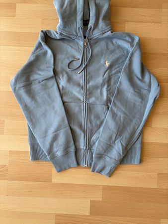 Polo Ralph Lauren Hoodie Light Blue Size L Good Condition