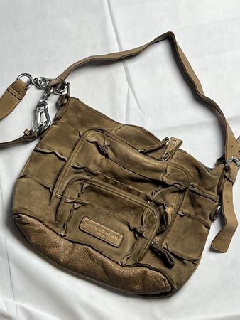 Liebeskind Tasche Leder Wildleder braun gebraucht