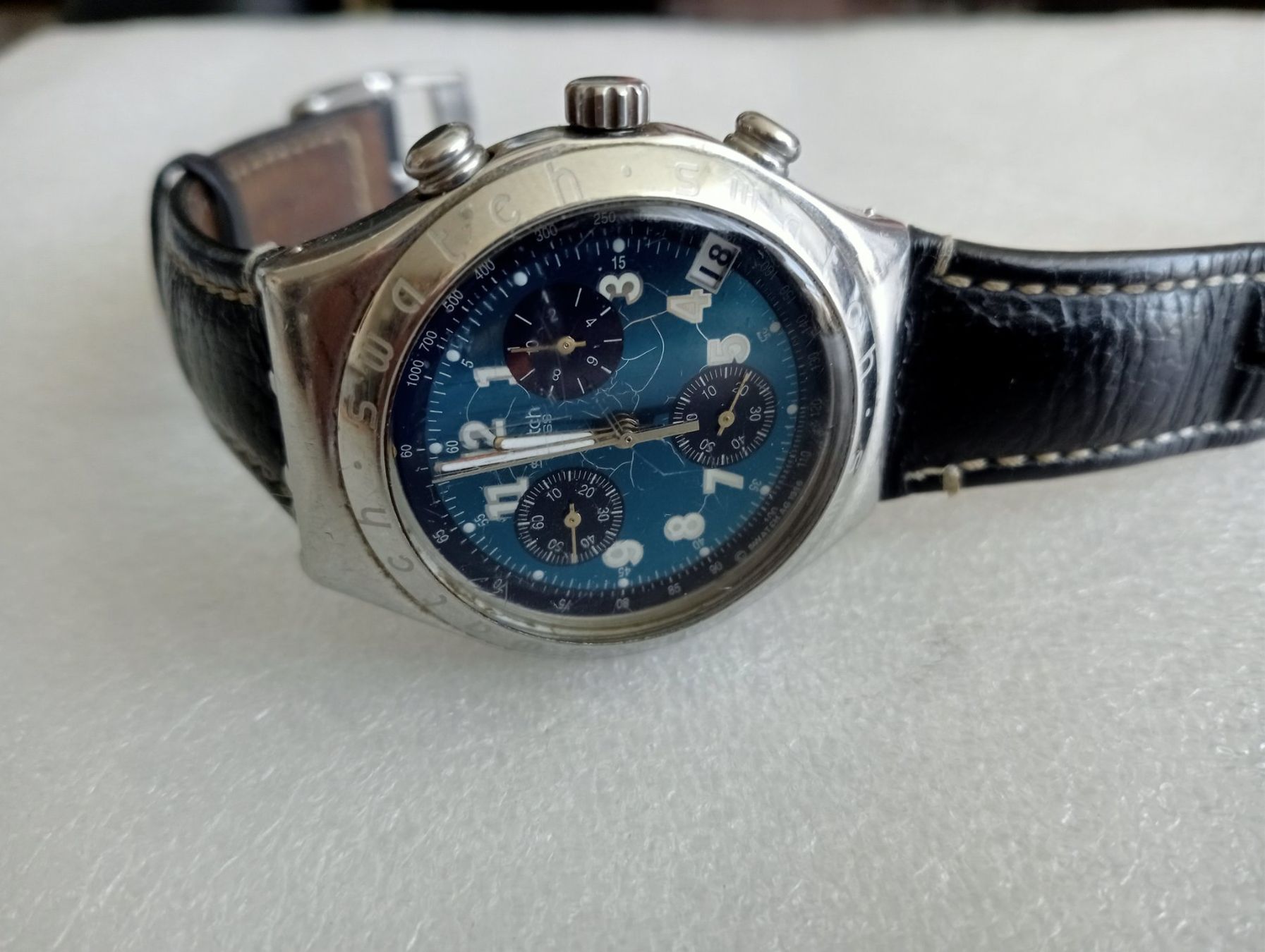 Swatch Uhren: Swatch IRONY Ycs 401 Edelstahl, 40mm – Gebraucht aus Zürich von sendbad 1