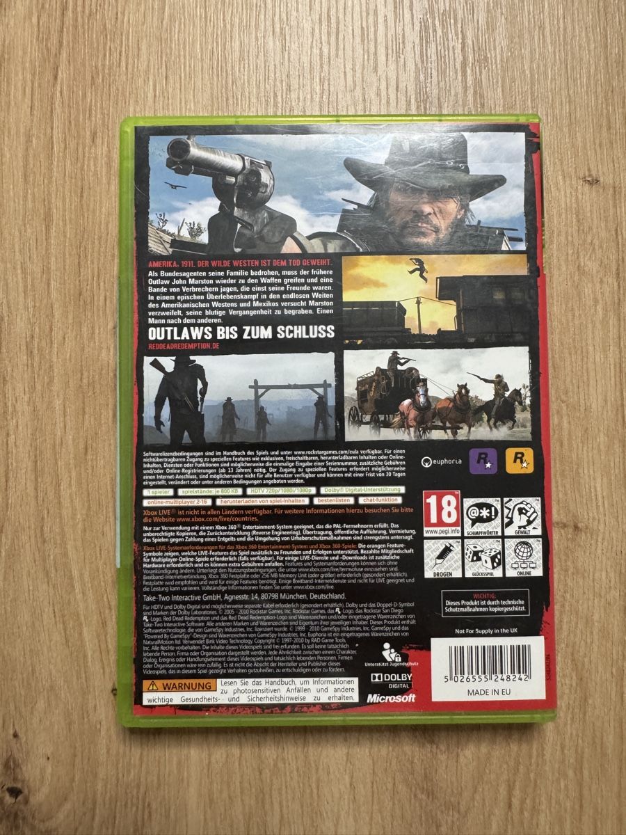 Microsoft Giochi: Red Dead Redemption - Xbox 360 - 🤠! – Usato da Biberist venduto da etesummer 1