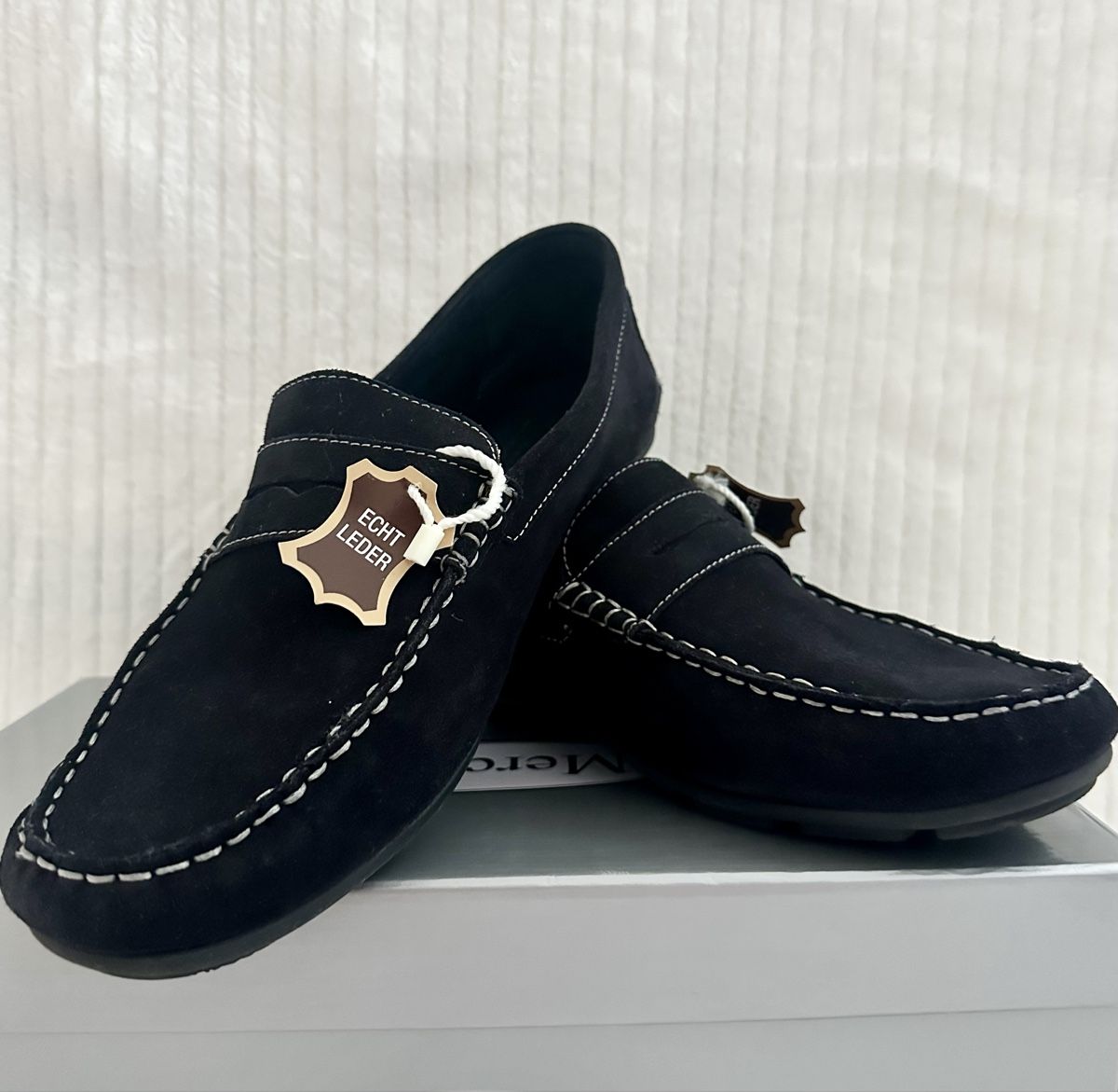 Scarpe da uomo: Herren Leder Loafer Schuhe - Gr. 44 – Nuovo (secondo la descrizione) da Thalwil venduto da baz_vbc9