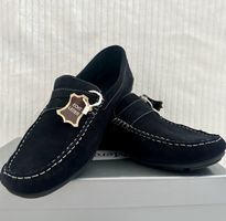 Herren Leder Loafer Schuhe - Gr. 44
