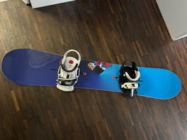 Gebrauchtes Snowboard Burton mit Bindung und Tasche