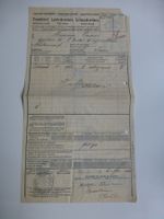 Frachtbrief von Rolle nach Sion 1926