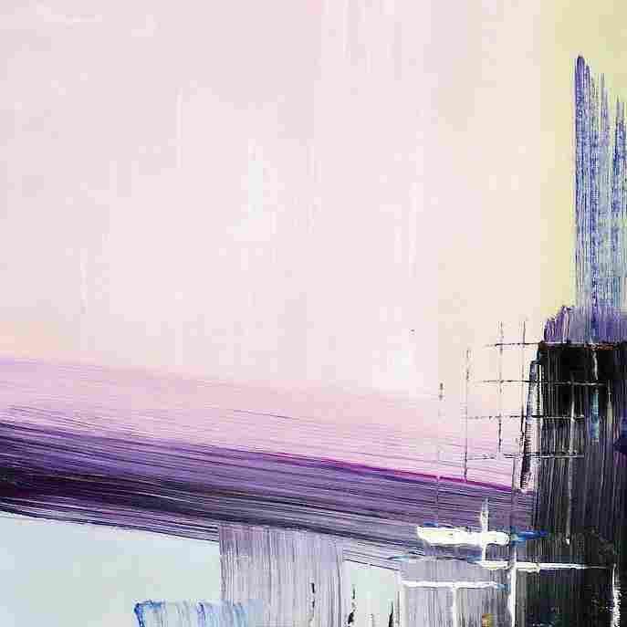 Riproduzioni & Creazioni: Abstrakt - Modern Art Wolkenlos – Nuovo (secondo la descrizione) da Larnaca venduto da KunstDepot24 1
