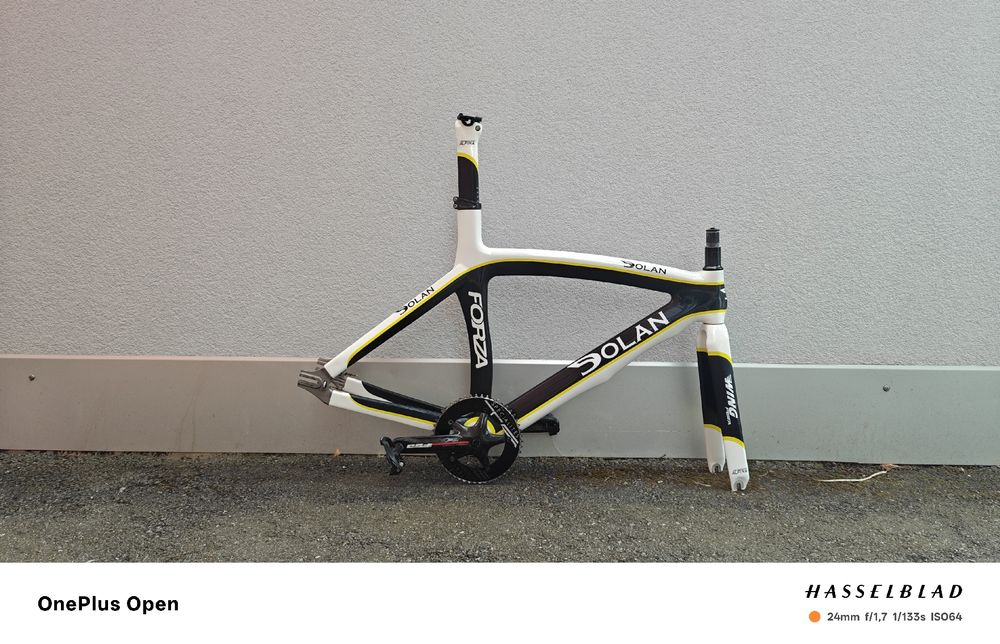 Cadre Vélo Piste Geoffrey Butler - Construit Par Chas Roberts - 56 Cm - Acier