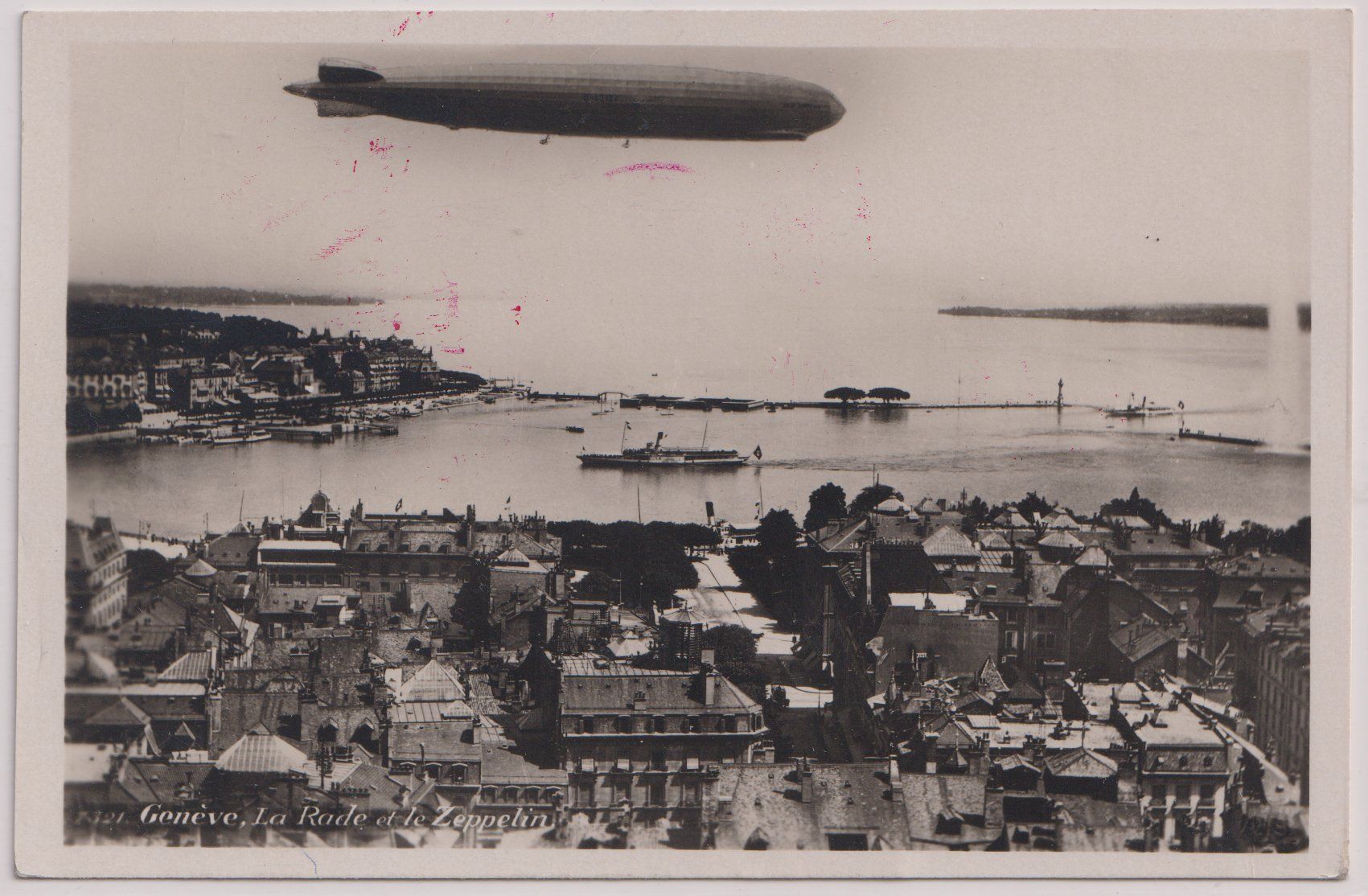 Alle Briefmarken: Karte ZEPPELIN-Flug 1930 Genf – Gebraucht aus Eschlikon TG von PhilCon 1