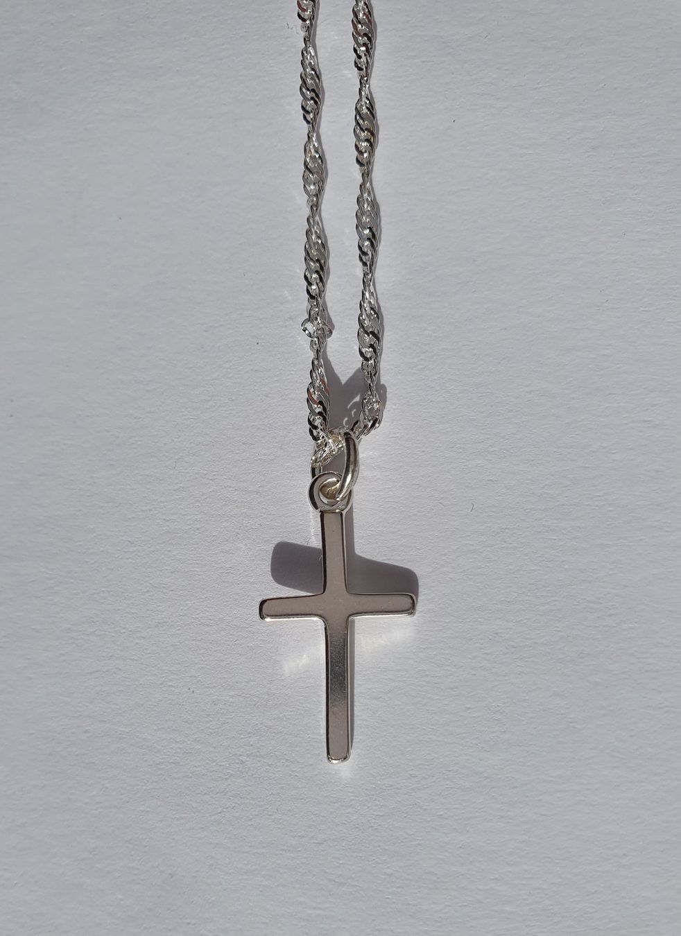 Catenine: Kette mit Kreuz Silber 925 – Nuovo e nell'imballaggio originale da St. Margarethen TG venduto da Schachmatt