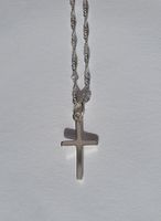 Kette mit Kreuz Silber 925