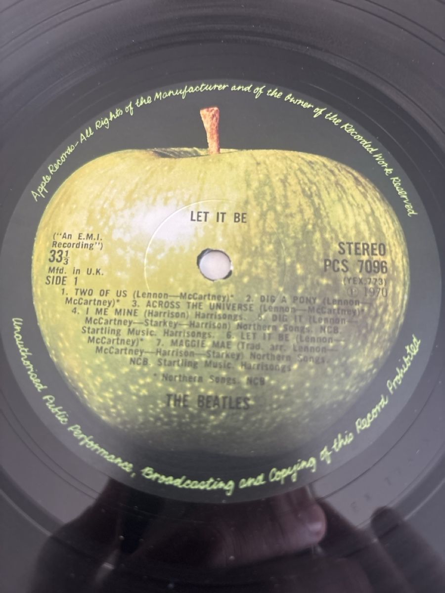 Dischi in vinile: Beatles Let it be PCS 7096 UK 1970 – Usato da Courchapoix venduto da Jubo1 3