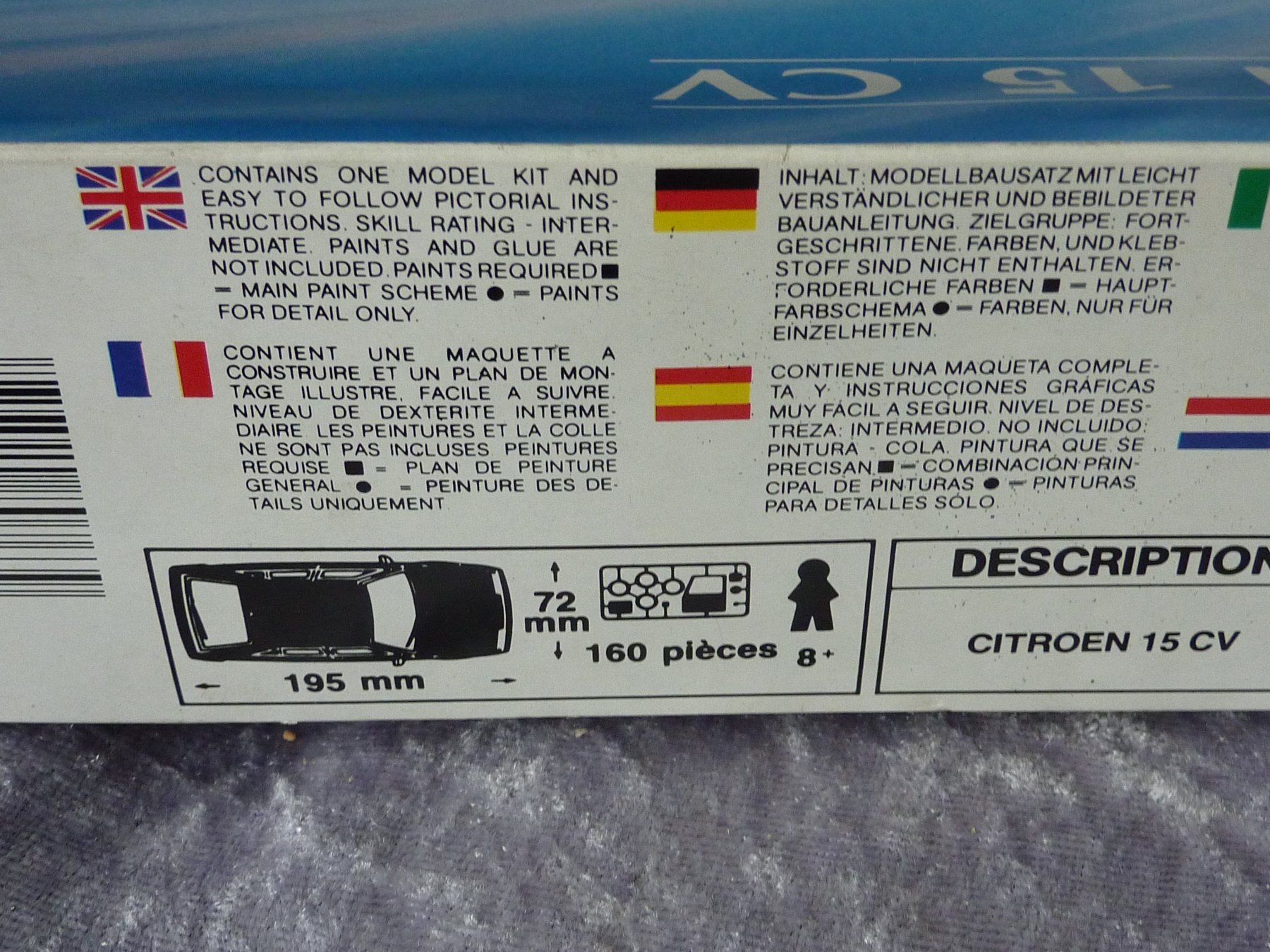 Heller Modellini d'auto: Citroen 15 CV 1:24 – Nuovo e nell'imballaggio originale da Dürrenäsch venduto da modellautos4you 1