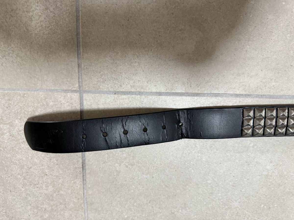 Gürtel: Vans Studded Belt, Black Leather - Cool Look! – Gebraucht aus Coldrerio von Crivelli 2