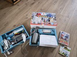 Console Nintendo Wii blanc avec jeux manettes