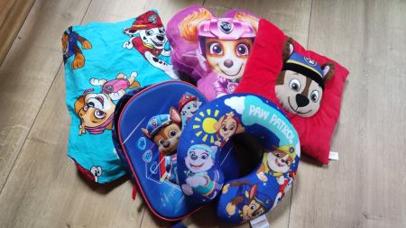 Paw Patrol Set: Rucksack, Kissen, Bettwäsche,Top Zustand!