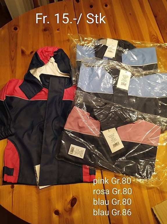 Giacche & Cappotti: Regenjacken Gr 80/86 – Usato da Meiringen venduto da apl76