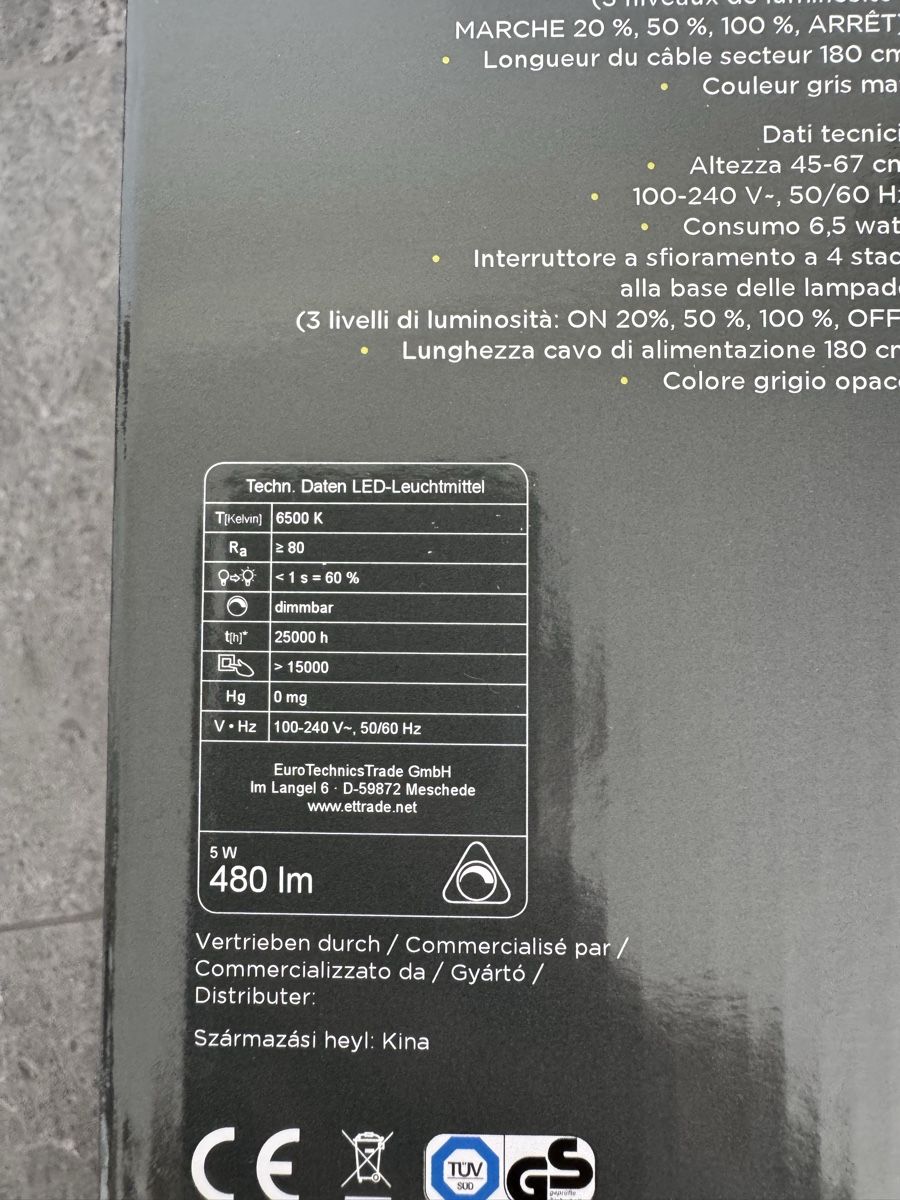 Lampade: 2x USB Tischlampe – Nuovo (secondo la descrizione) da Dachsen venduto da Pfotenglueck 3